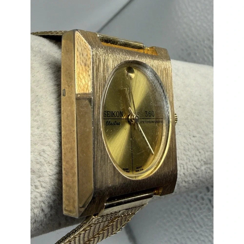 Aseikon Electra 360 Manual Wind Mens Tank Watch 31MM 8